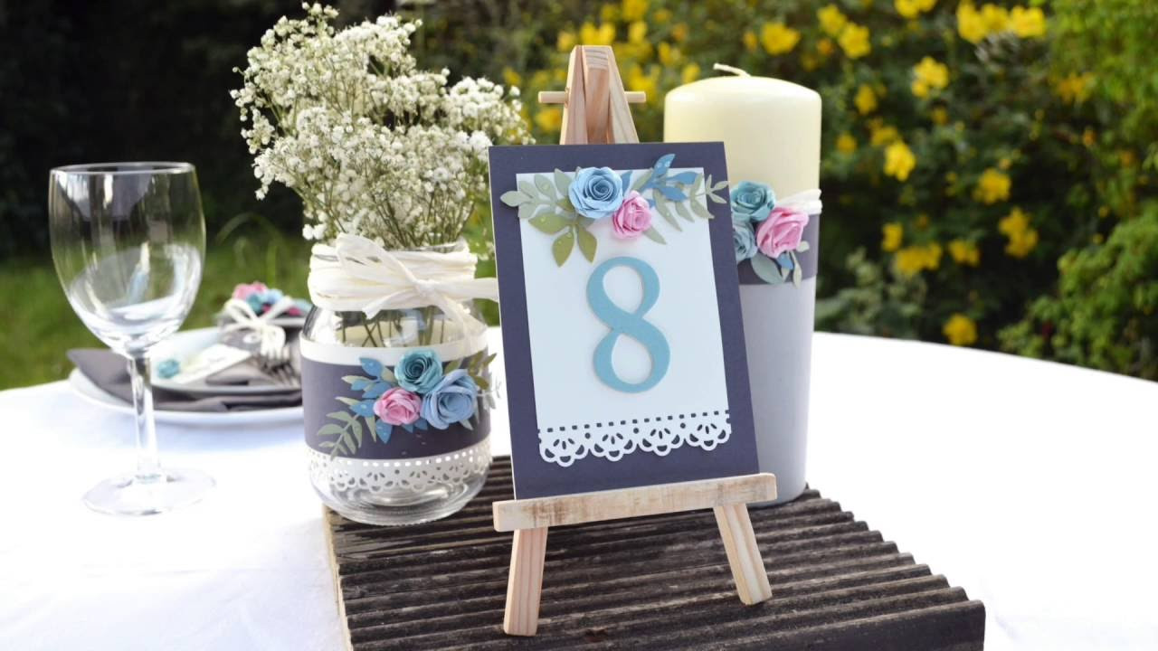 DIY Wedding Table Number
 Quick make DIY Wedding Table Numbers