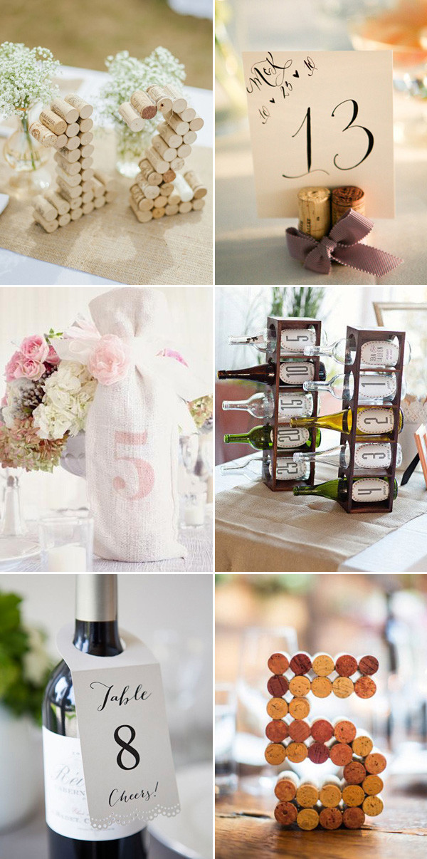 DIY Wedding Table Number
 51 Creative DIY Wedding Table Number Ideas