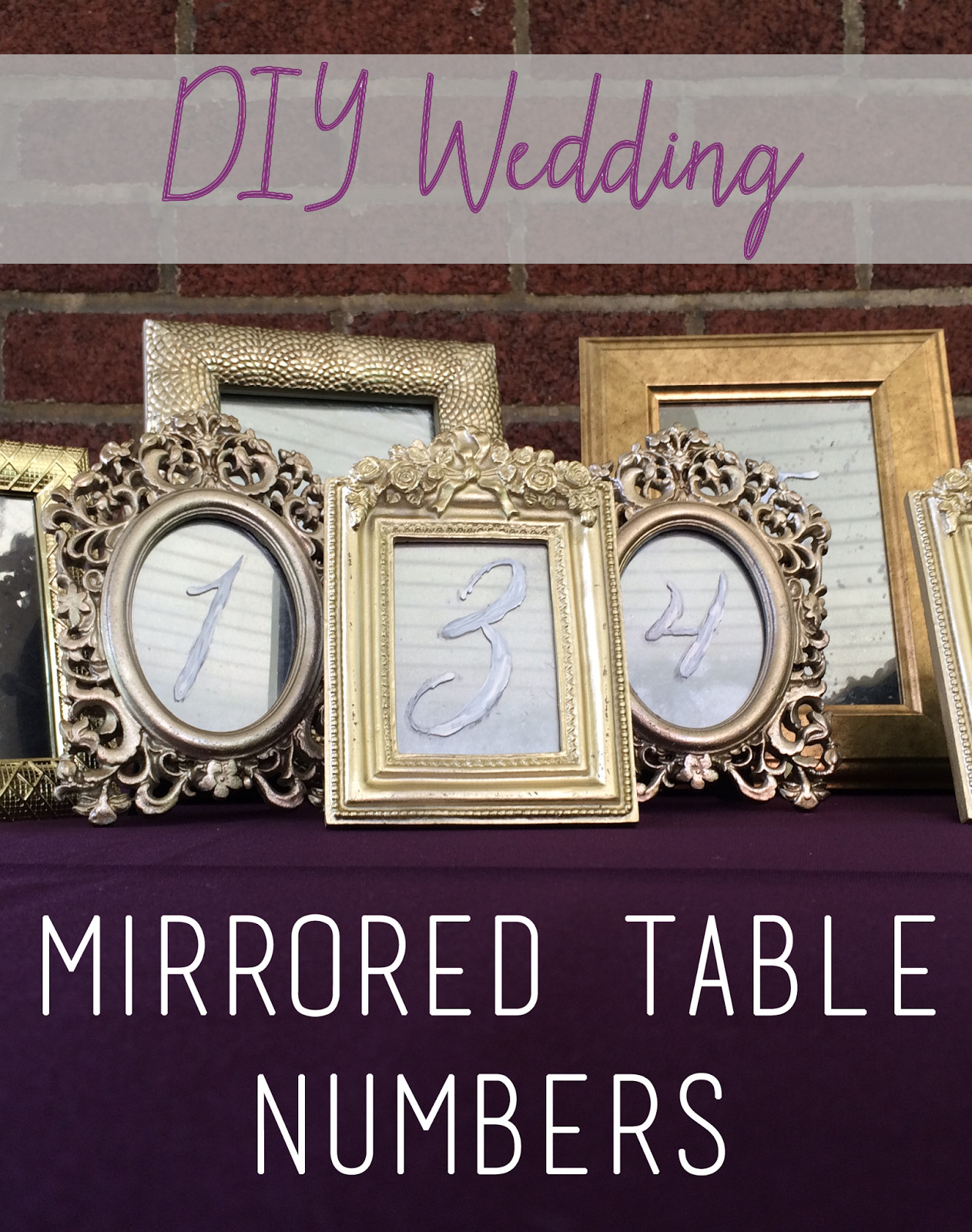 DIY Wedding Table Numbers
 Queen of the Cardigans DIY Wedding Table Numbers A Tutorial