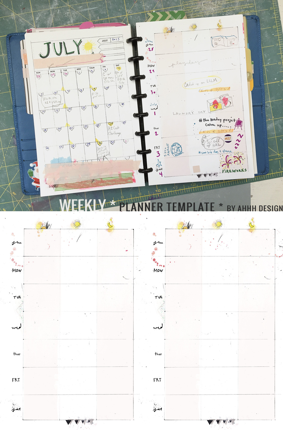 DIY Weekly Planner
 diy planner Archives ⋆ Amanda Hawkins