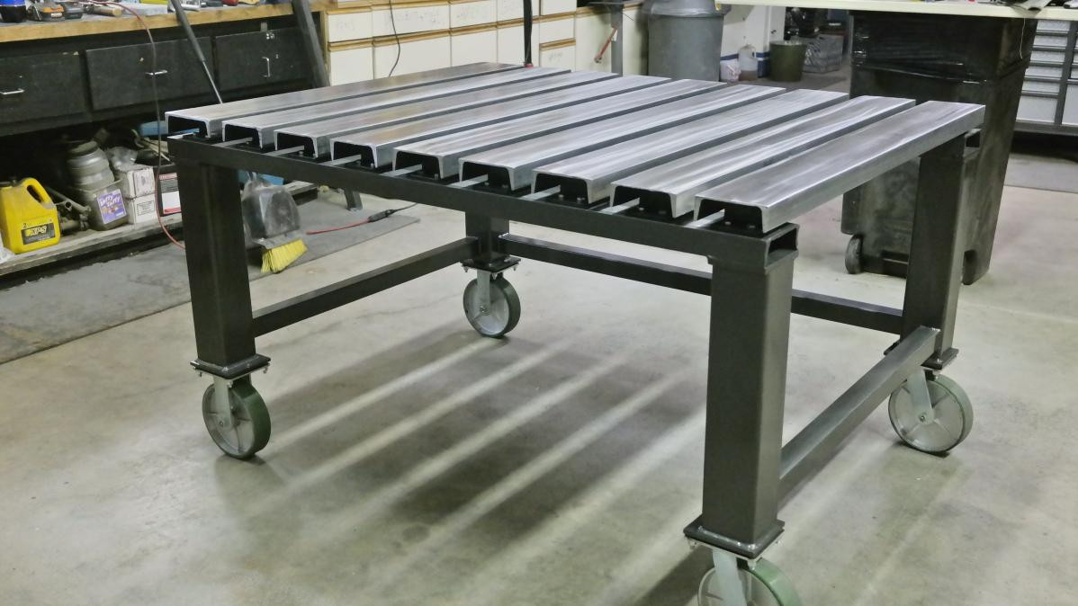 DIY Welding Table Plans
 C channel top welding table