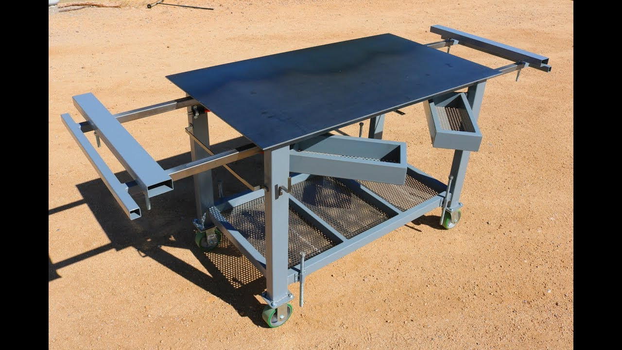DIY Welding Table Plans
 Welding Table Workbench Build How To