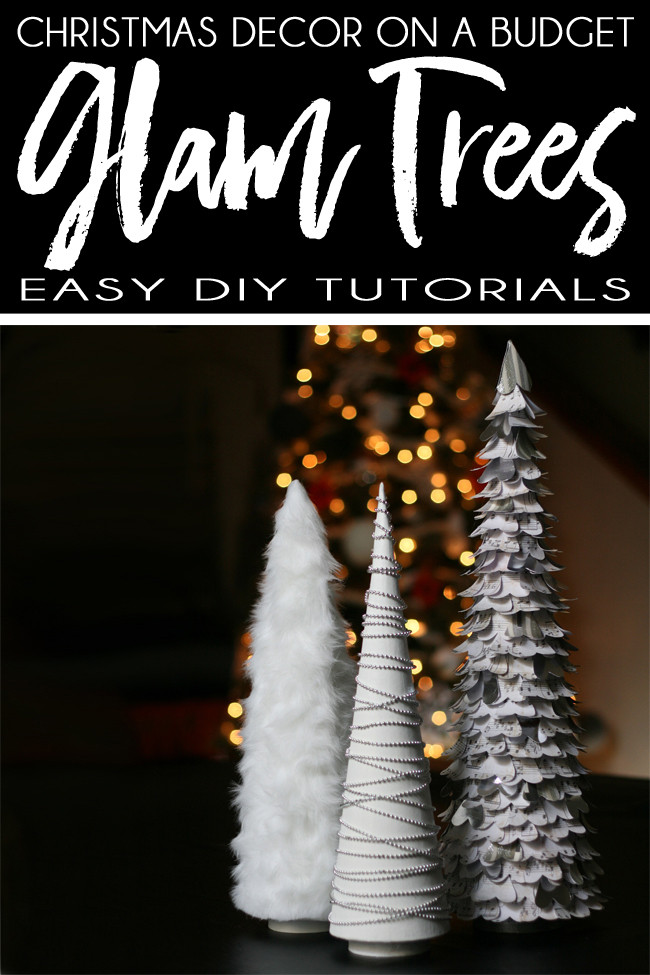 DIY White Christmas Decorations
 Blue i Style Creating an Organized & Pretty Happy Home
