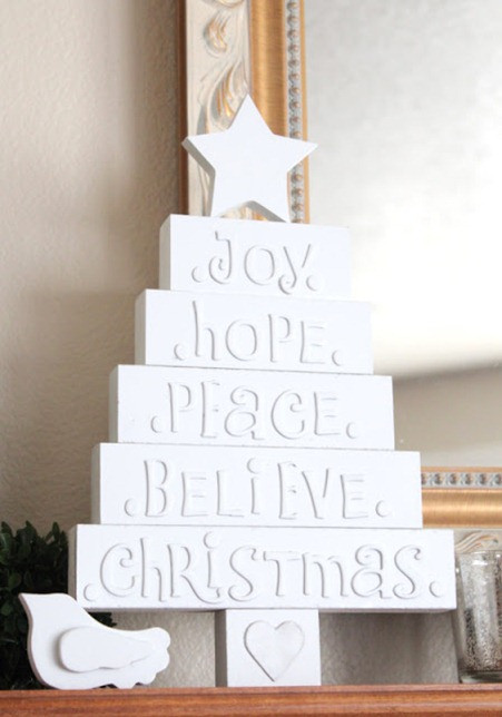 DIY White Christmas Decorations
 Crafty White Christmas Tree DIY Holiday Decor