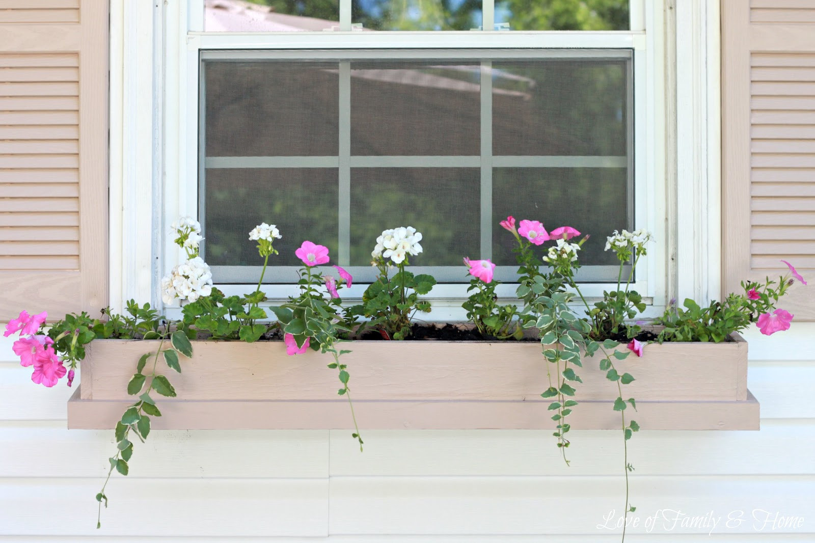DIY Window Box
 Easy & Inexpensive DIY Window Boxes Love of Family & Home