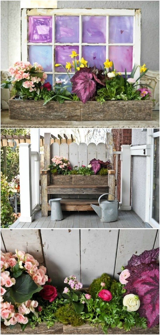 DIY Window Planter Boxes
 20 Gorgeous DIY Window Flower Box Planters To Beautify