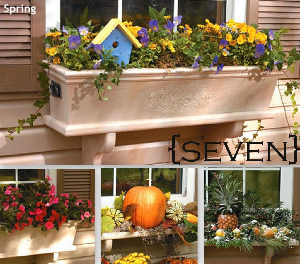 DIY Window Planter Boxes
 Ten DIY Window Box Planter Ideas with Free Building Plans