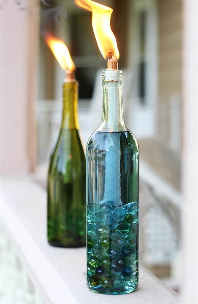 DIY Wine Bottle Decorating Ideas
 19 DIY Wine Bottle Decoration Ideas