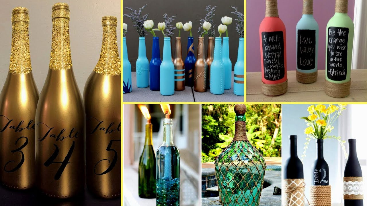 DIY Wine Bottle Decorating Ideas
 30 Beautiful Wine Bottle Decorating Ideas – DIY Recycled
