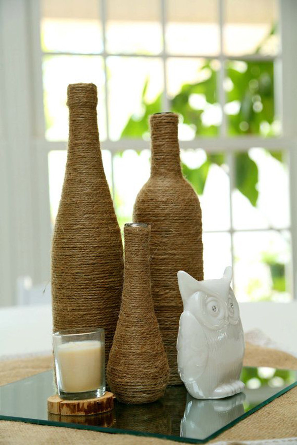 DIY Wine Bottle Decoration Ideas
 creative diy wine bottle decor – HomeMydesign