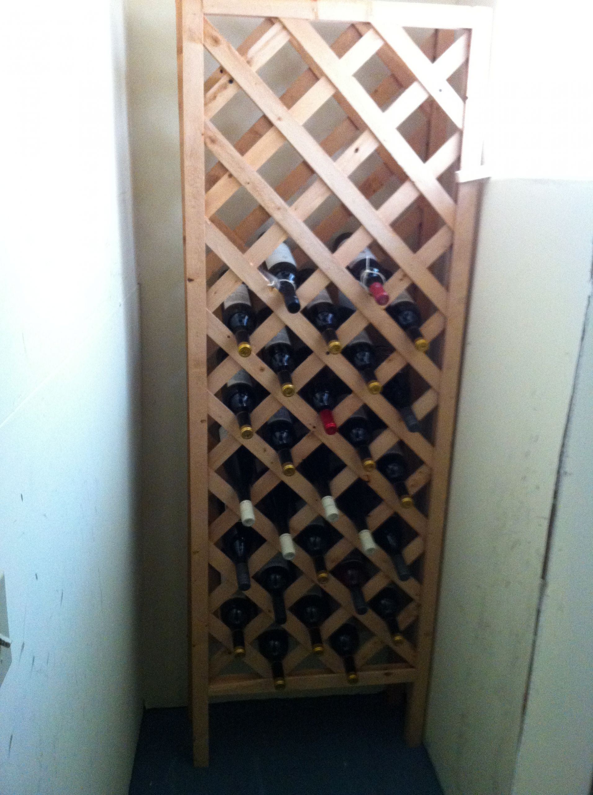 DIY Wine Cellar Rack
 The DIY Wine Cellar