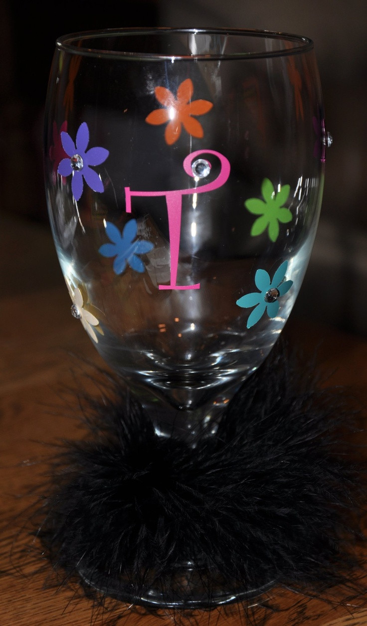 DIY Wine Glass Decorations
 17 Best images about Diy wine glass decorating on
