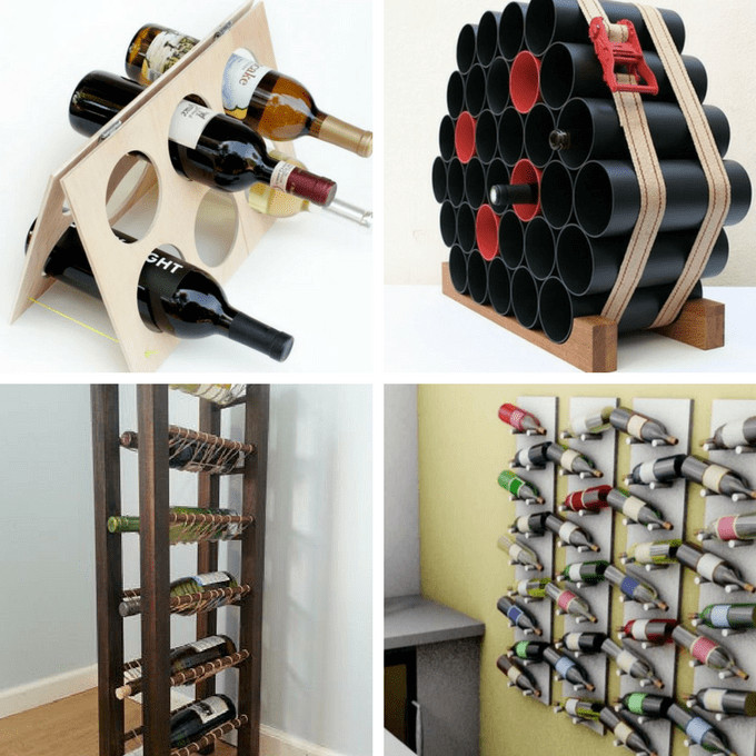 DIY Wine Racks Pinterest
 A roundup of 24 awesome DIY wine racks home decor ideas