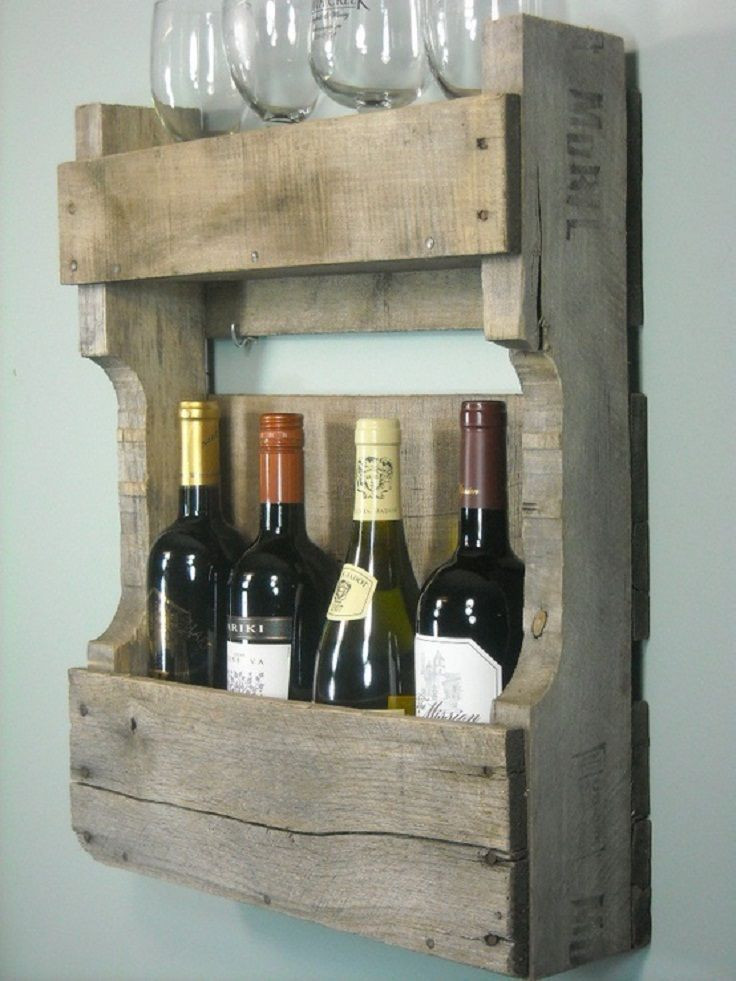 DIY Wine Racks Pinterest
 DIY Wood Pallet Wine Rack home decor Crafts