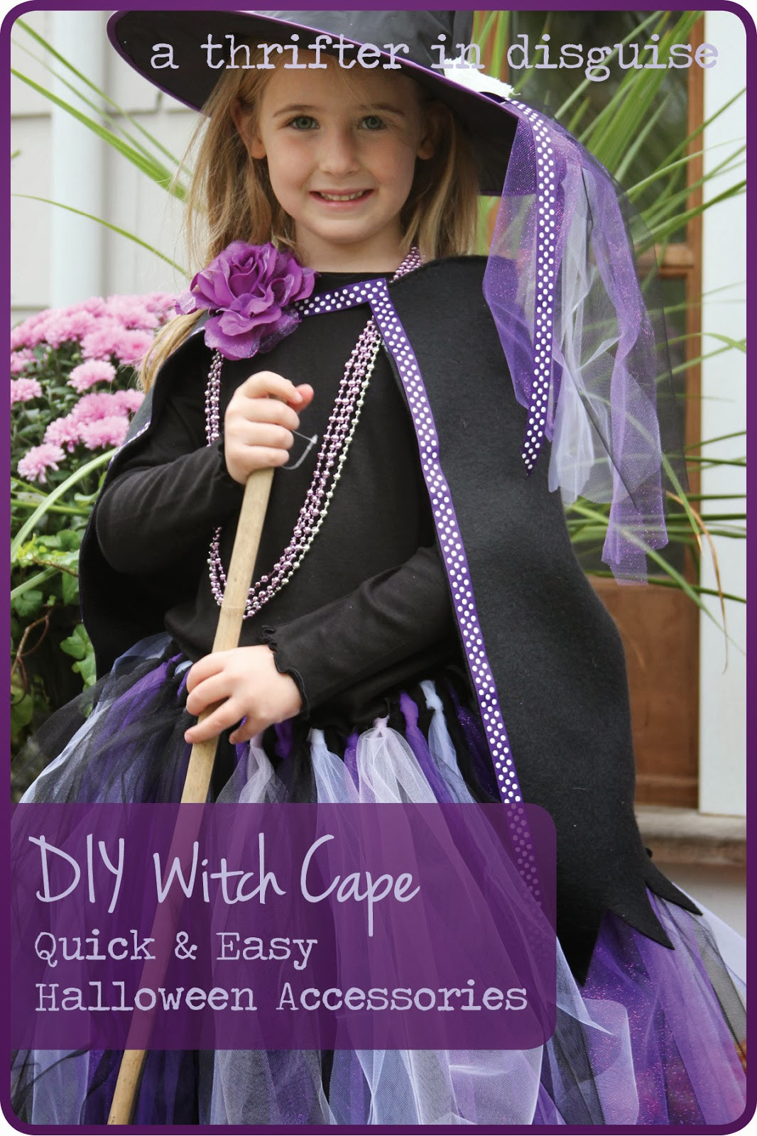 DIY Witch Costume
 A Thrifter in Disguise Halloween Witch Costume Part 2