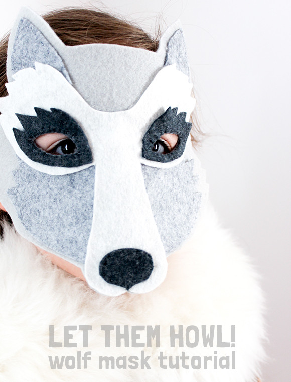 DIY Wolf Mask
 Let Them Howl DIY Wolf Mask Tutorial – Oh My Handmade
