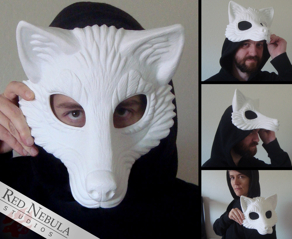 DIY Wolf Mask
 Wolf Mask Blank – Red Nebula Studios