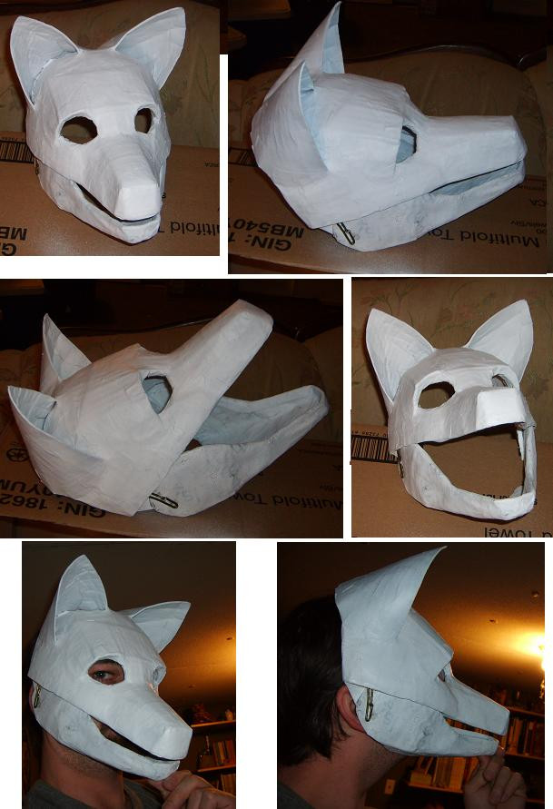 DIY Wolf Mask
 wolf mask progress by Merkindesr on DeviantArt