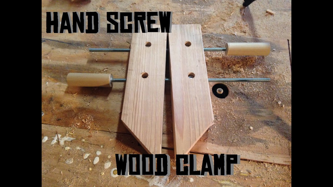 DIY Wood Clamps
 Quick easy diy wooden hand screw clamp