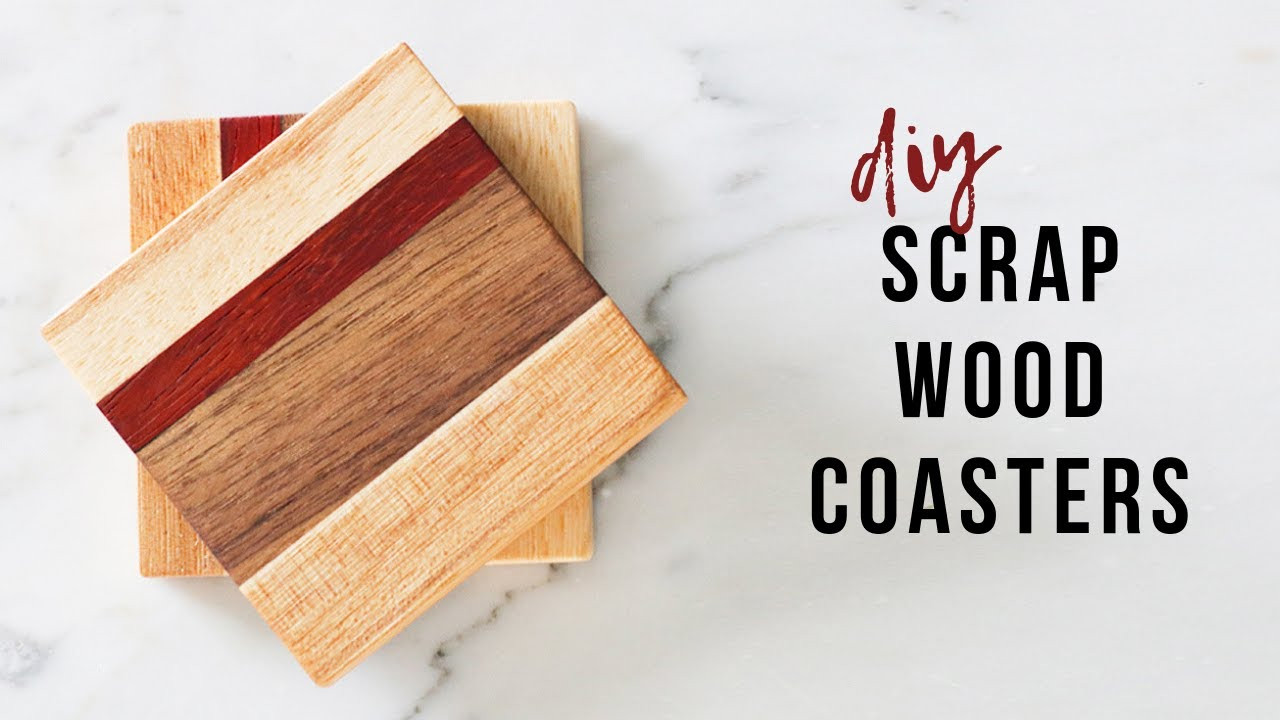 DIY Wood Coasters
 DIY Scrap Wood Coasters With 3 Tools