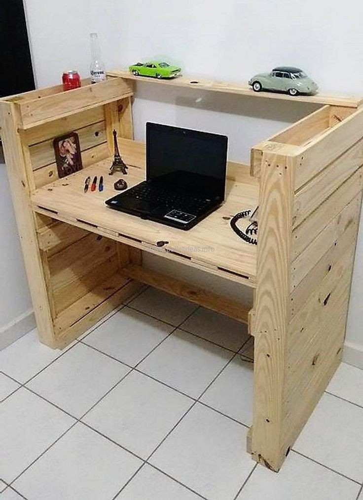 DIY Wood Computer Desk
 DIY puter Desk Ideas Space Saving Awesome Picture