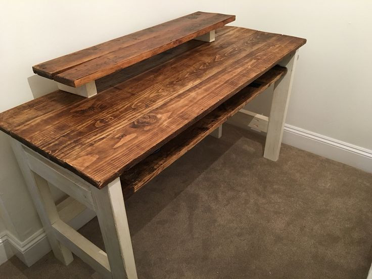 DIY Wood Computer Desk
 22 DIY puter Desk Ideas that Make More Spirit Work