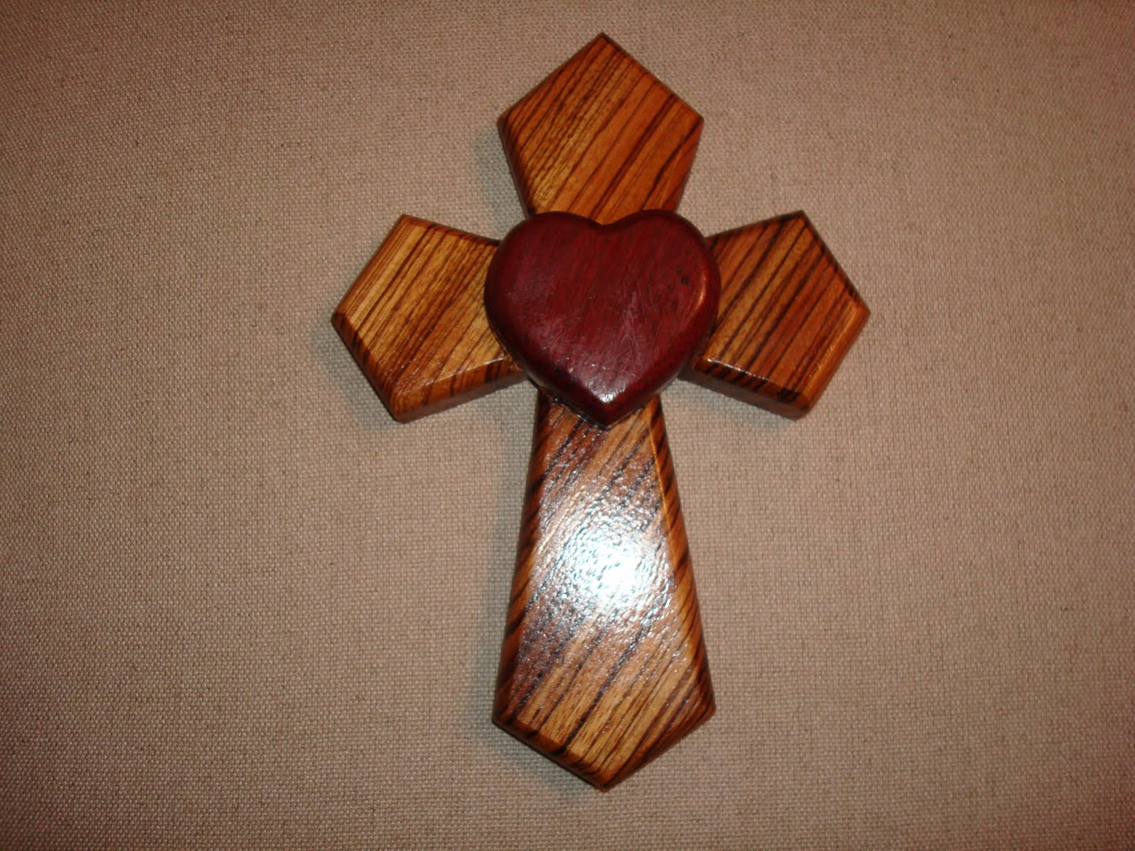 DIY Wood Crosses
 Not to us oh Lord Handmade Wooden Cross with Heart