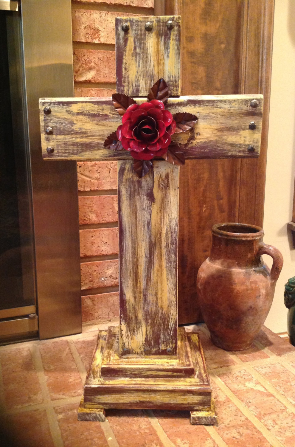 DIY Wood Crosses
 Rustic Wooden Cross by MyShepherdsCross on Etsy