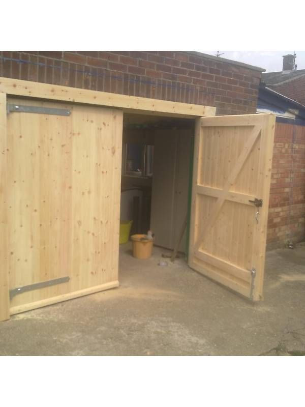 DIY Wood Garage Door
 Details about Custom Made To Measure Timber Wooden Garage