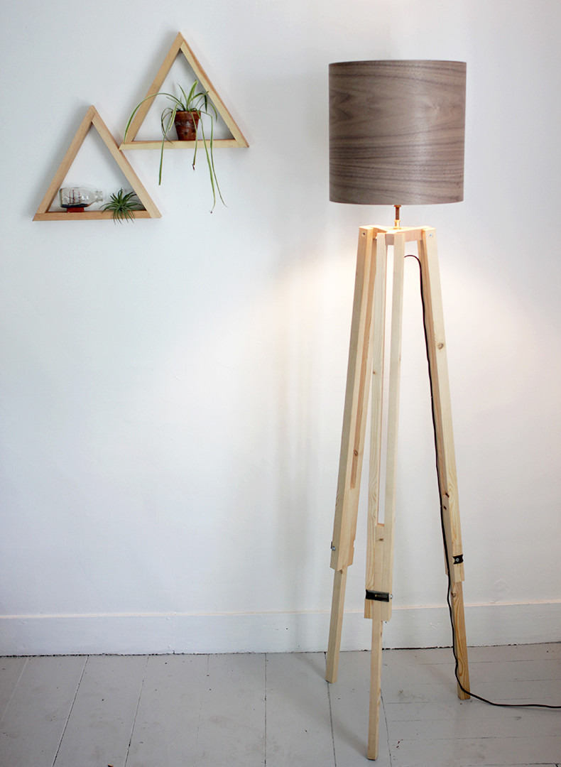 DIY Wood Lamp
 DIY Tripod Floor Lamp The Merrythought