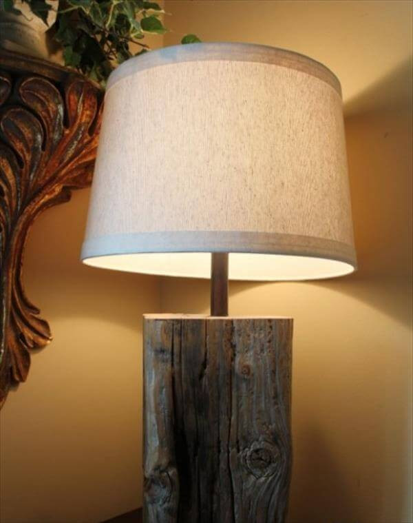 DIY Wood Lamp
 6 DIY Tree lamp Ideas