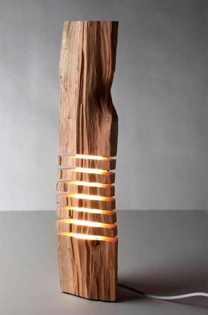 DIY Wood Lamp
 25 Beautiful DIY Wood Lamps And Chandeliers That Will