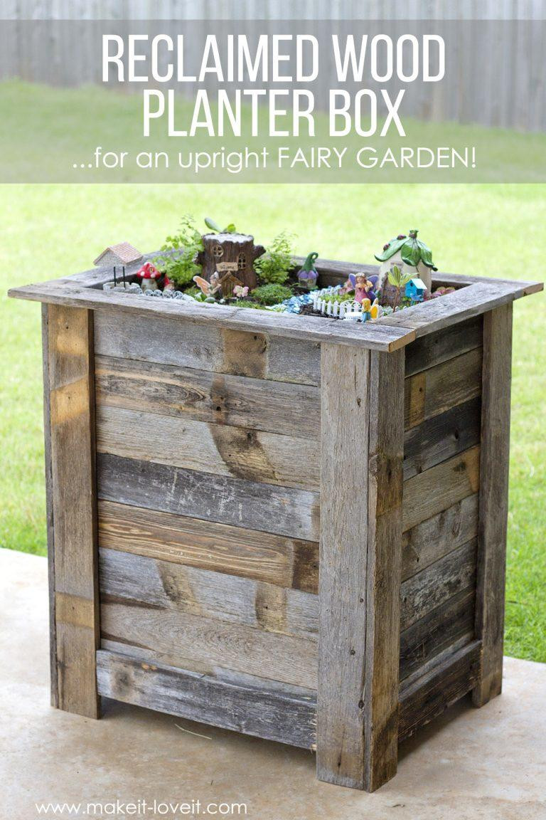 DIY Wood Planter Box Plans
 10 Tall Planter Box Plans for DIY – Vertical & Trapezoid