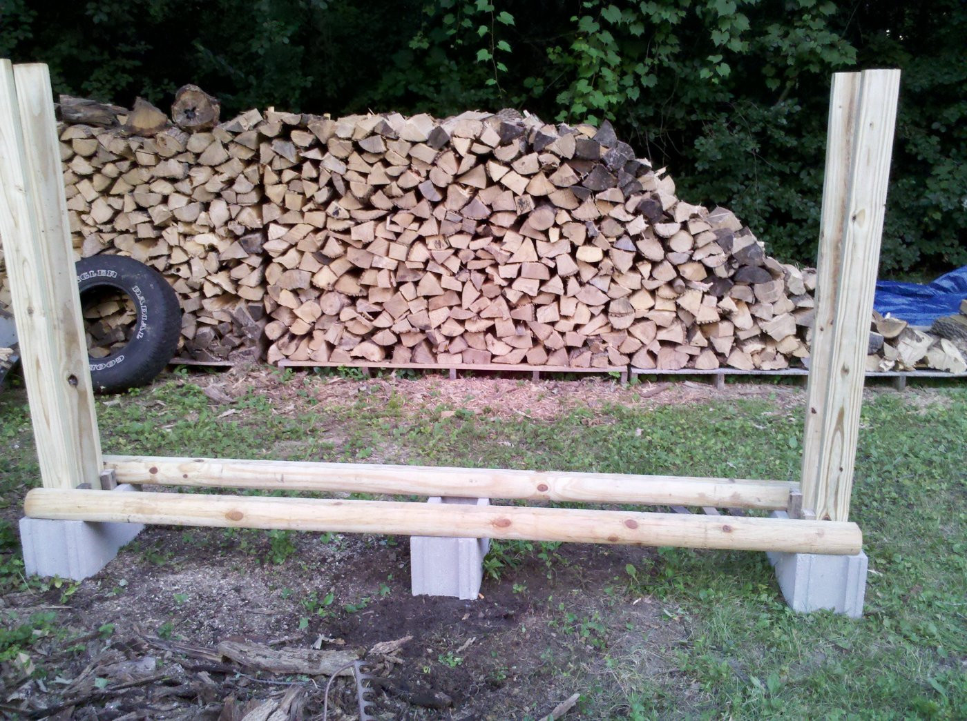 DIY Wood Rack
 diy firewood rack Page 2