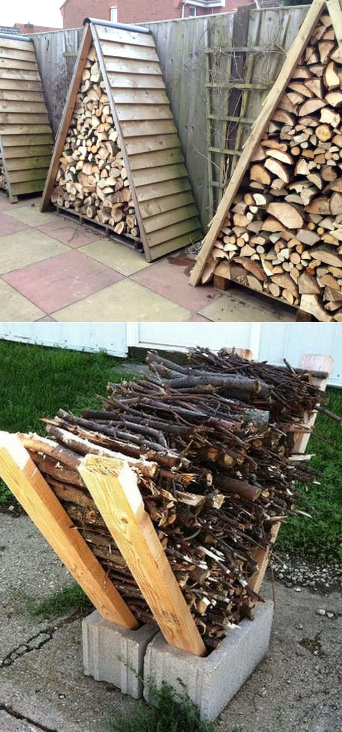 DIY Wood Rack
 15 Amazing Firewood Rack & Best Storage Ideas A Piece