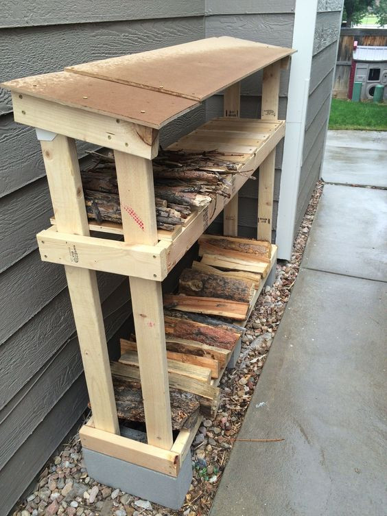 DIY Wood Rack
 21 Creative DIY Firewood Rack Designs Ideas for Outdoor Space