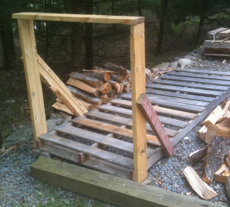 DIY Wood Rack
 How to build your own cheap or free firewood racks diy