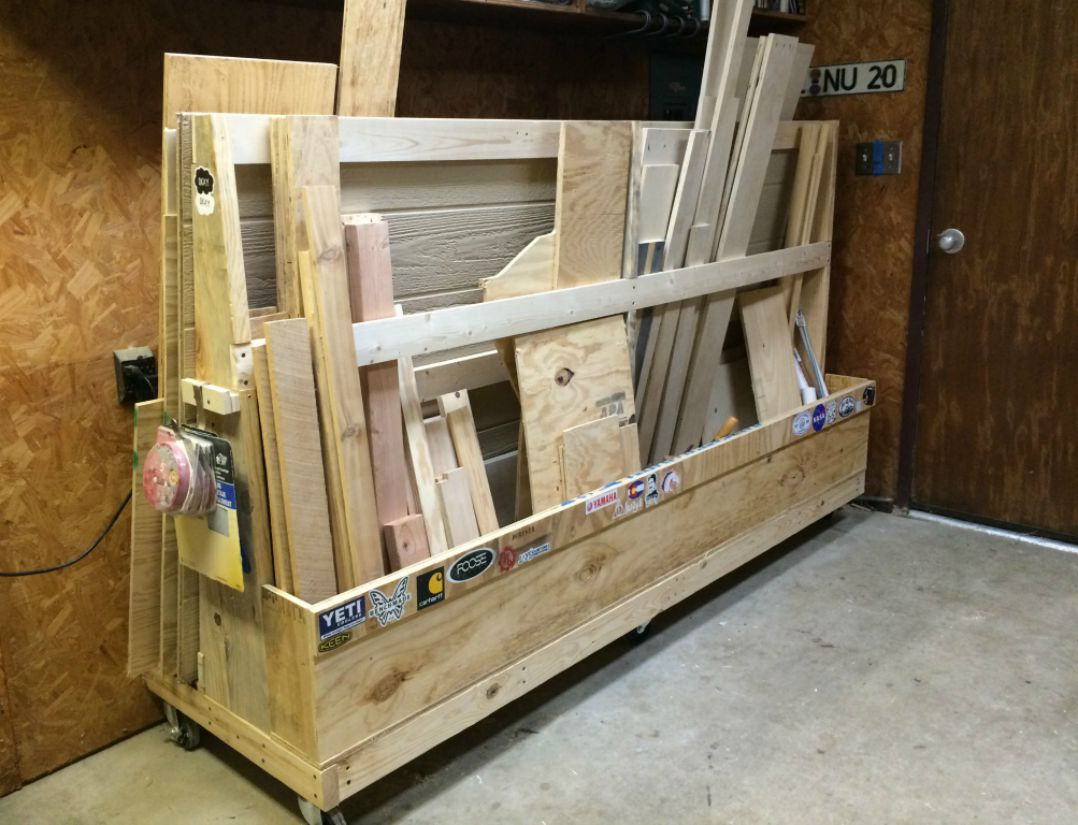 DIY Wood Shop
 DIY Rolling Lumber Rack Wilker Do s