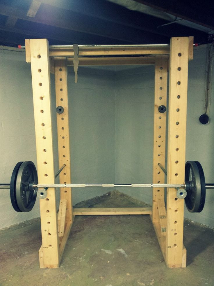 DIY Wood Squat Rack
 diy squat rack Google Search DIY Gym