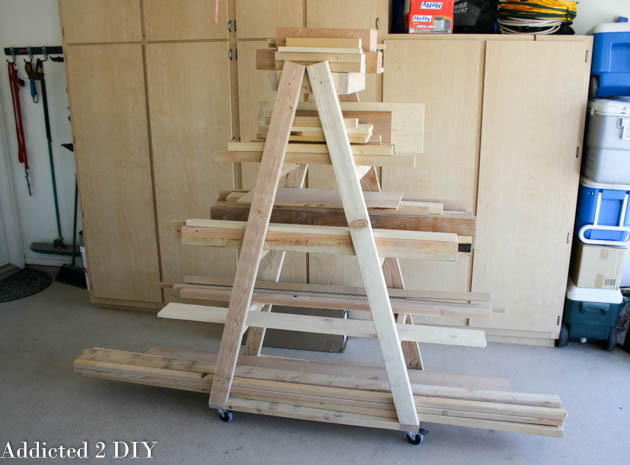 DIY Wood Storage Rack
 DIY Mobile Lumber Rack Addicted 2 DIY
