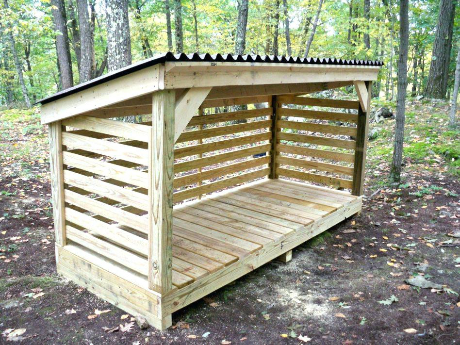 DIY Wood Storage Rack
 14 Best DIY Outdoor Firewood Rack and Storage Ideas [ ]