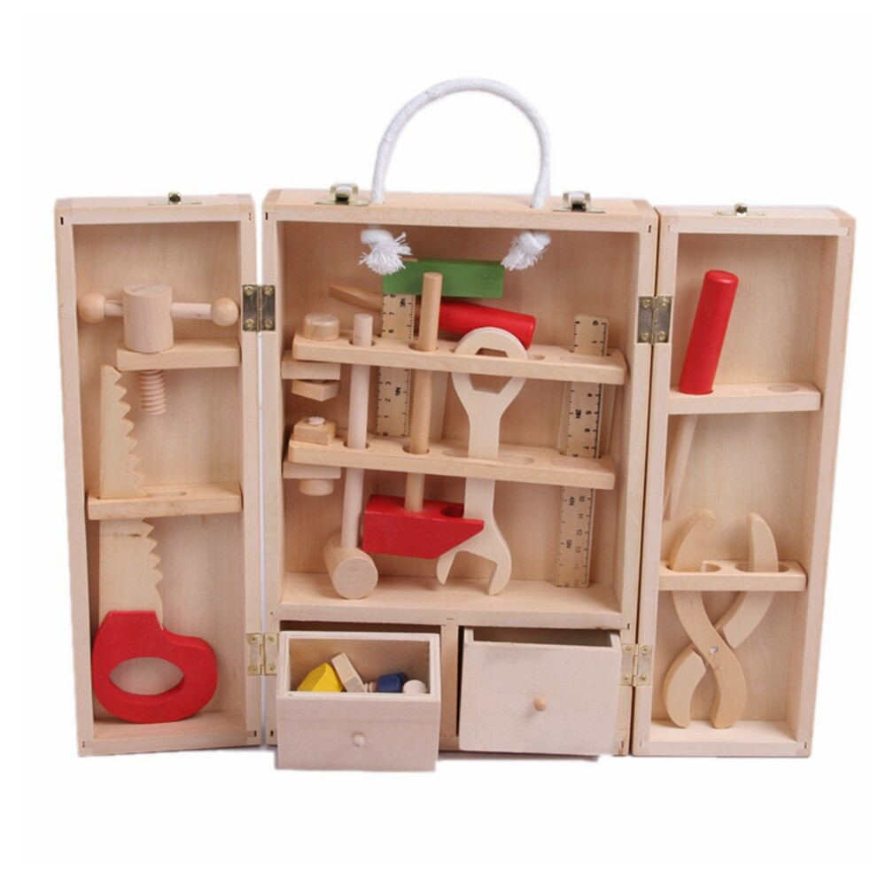 DIY Wooden Baby Toys
 Handmade Diy Baby Play Puzzle Toy Set Wooden Simulation