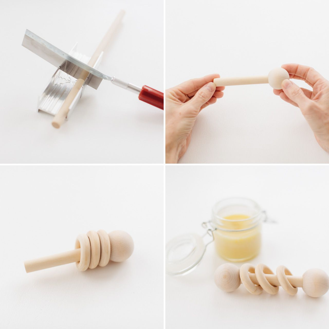 DIY Wooden Baby Toys
 DIY Wooden Baby Rattle