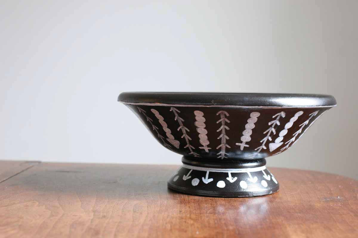 DIY Wooden Bowl
 DIY Tribal Wood Bowl Makeover – Craftivity Designs