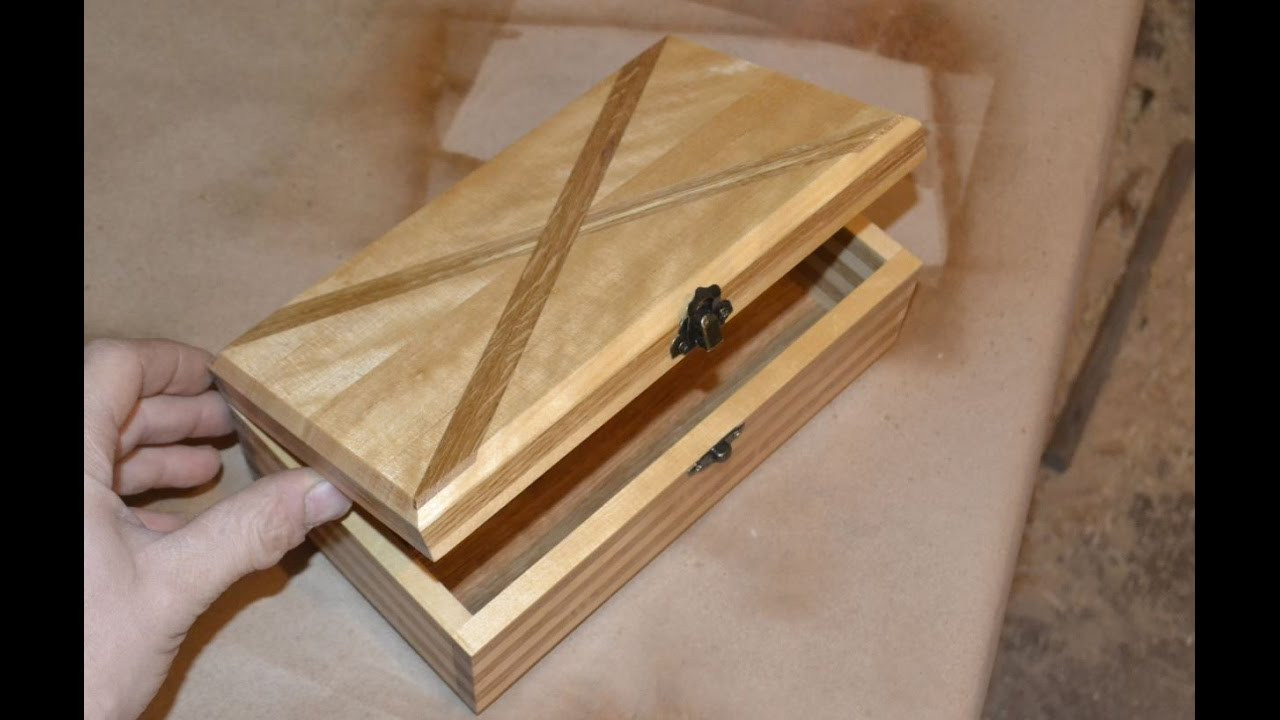 DIY Wooden Box
 DIY making wooden box деревянная шкатулка из дуба и