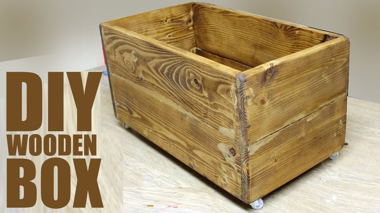 DIY Wooden Box
 DIY Wooden Box Pallet Wood Project