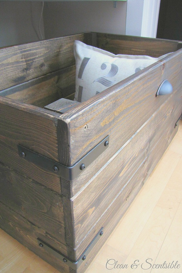 DIY Wooden Box
 DIY Wooden Crate Tutorial Clean and Scentsible