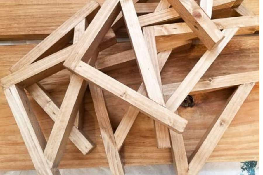 DIY Wooden Brackets
 DIY Wood Shelf Brackets for Open Shelving