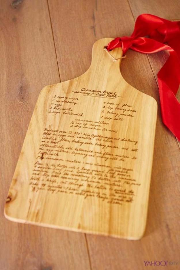 DIY Wooden Christmas Gifts
 44 DIY Gift Ideas For Mom and Dad