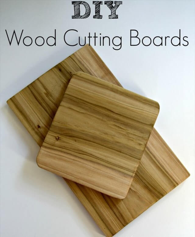 DIY Wooden Cutting Board
 18 DIY Wood Projects